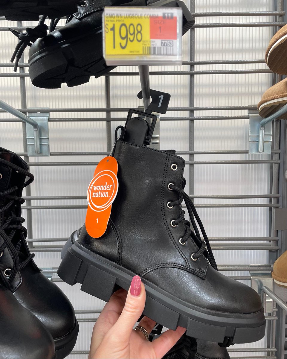 In love with these lug sole boots for girls! 😍 goto.walmart.com/0ZXakO #whoawaitwalmart @walmart #kids #fashion #walmart