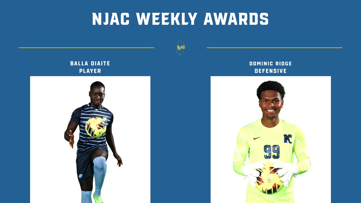 KeanAthletics's tweet photo. Diaite and Ridge Earn @NJACSports  Weekly Awards https://t.co/ZBRquQRgB2 https://t.co/l3cGgzrx8t