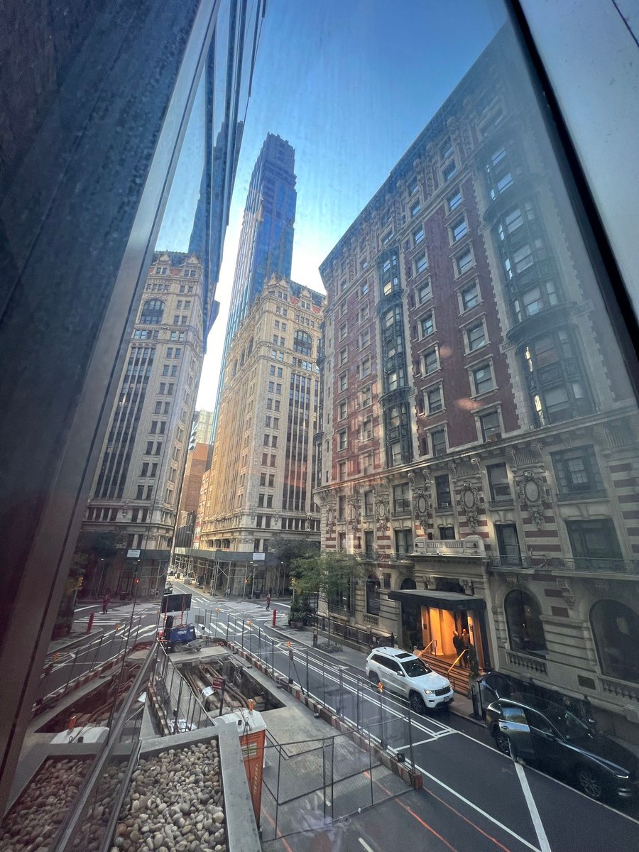 Our first ever 2-week New York Creation School got off to a spanking, honking, pneumatic-drilling, siren-wailing start yesterday.