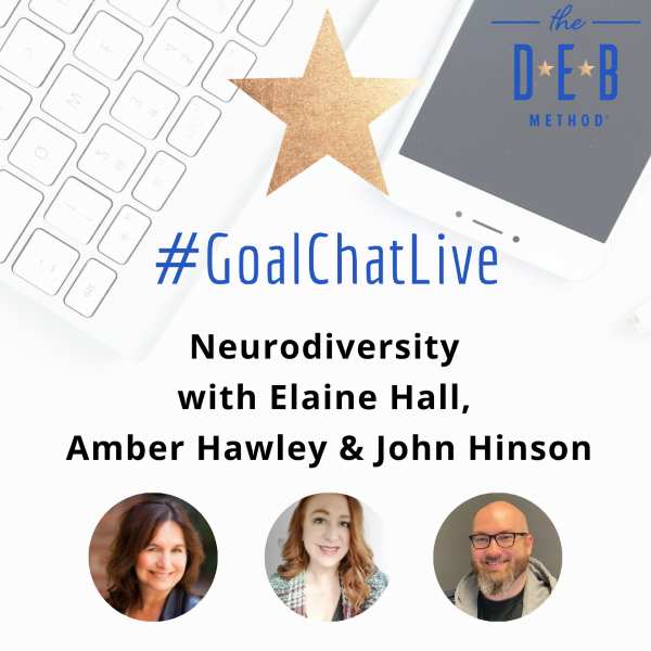 For a recap of the #GoalChatLive about Neurodiversity with @GoalChat, Elaine Hall, Amber Hawley, and John Hinson, follow this link: thedebmethod.com/neurodiversity…

For a replay, here's the YouTube link: youtube.com/watch?v=quyudo…