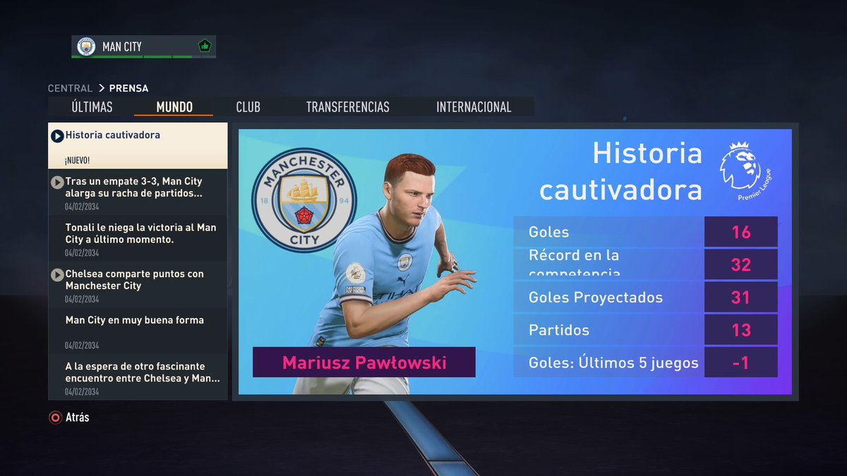 Cesar377S's tweet image. #Pawłowski
#PremierLeague
#ManchesterCity
#FIFA23