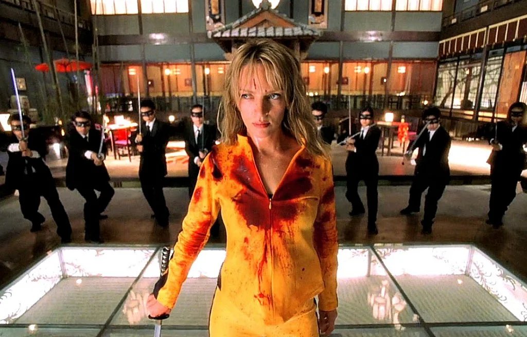 notgwendalupe's tweet image. in honor of 'Kill Bill: Vol. 1' turning 20 years old, here's a thread with the iconic scenes from the movie: