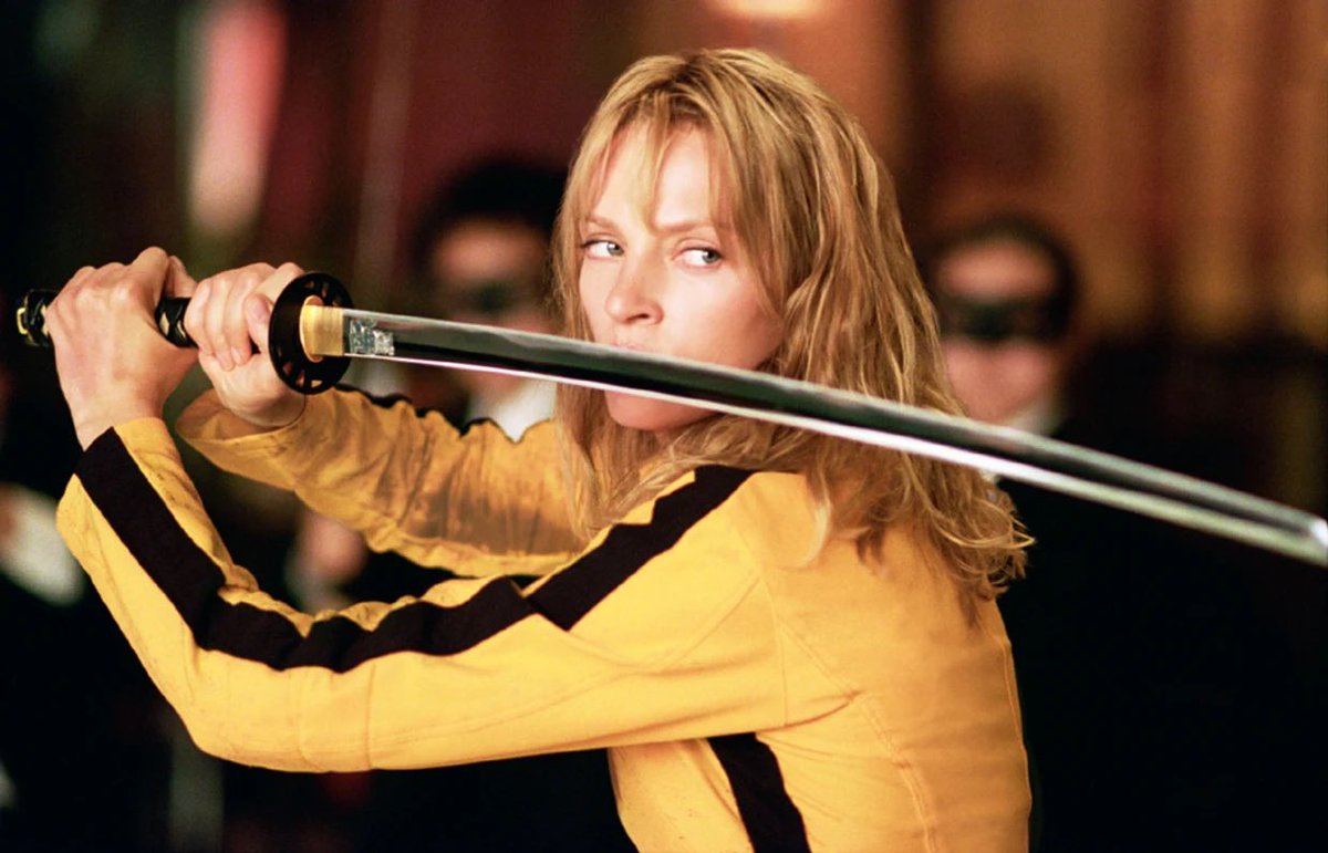notgwendalupe's tweet image. in honor of 'Kill Bill: Vol. 1' turning 20 years old, here's a thread with the iconic scenes from the movie: