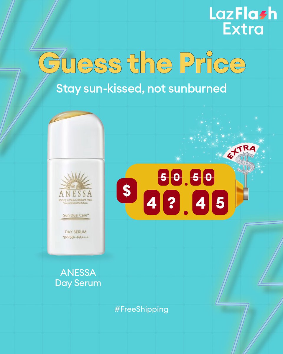 LazadaSG's tweet photo. The price drop on this must-have sunscreen is cray! If you're all about scoring great deals, your daily ritual should include checking out #LazFlashExtra iconic brand deals at 12AM! ๐
Don't even blink or you might miss it! โก
๐๐ป https://t.co/sCJSldfXcE
#LazadaSG #LazSaveMoney https://t.co/4oBlO34gNQ