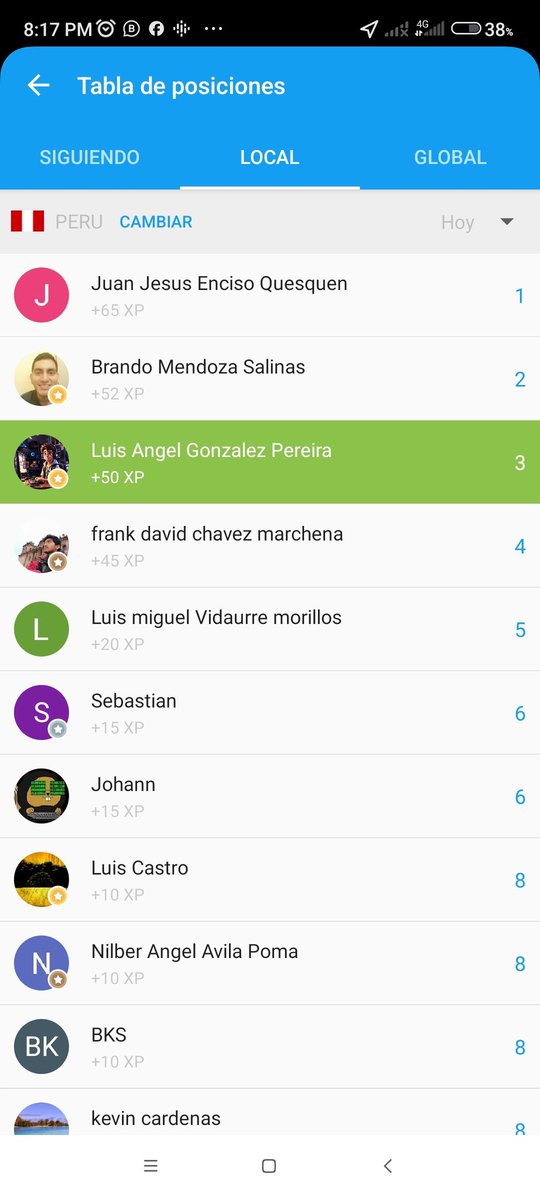 subliangel's tweet image. Practicing programming, today&apos;s ranking in #Peru with #SoloLearn
3 place