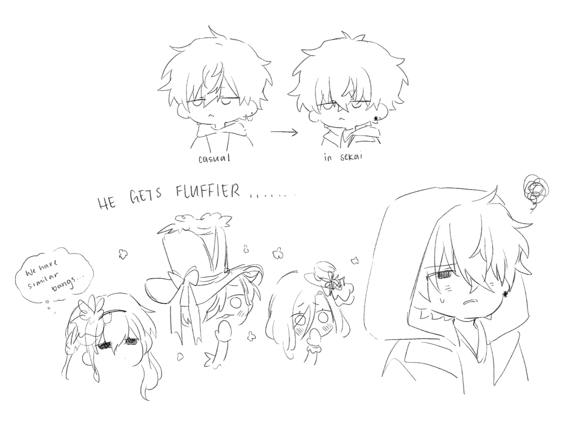 some more darkfes unit doodles 😭 my fav found family....... . .. . . 