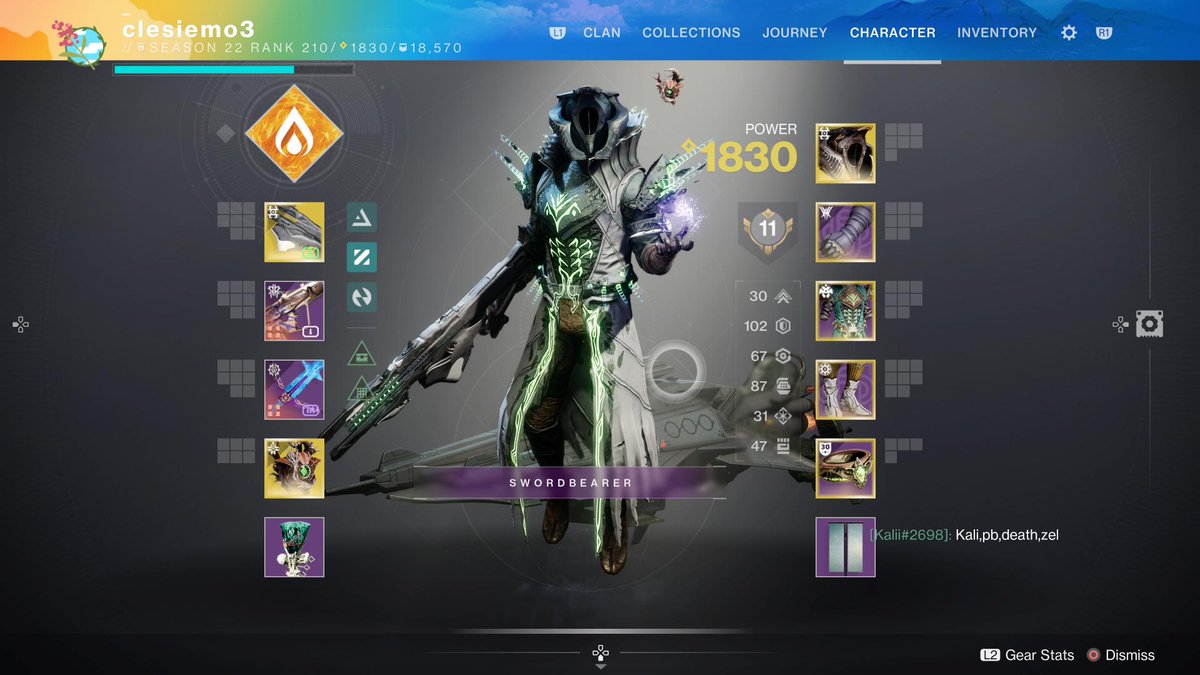 Swordbearer! #PS5Share, #Destiny2