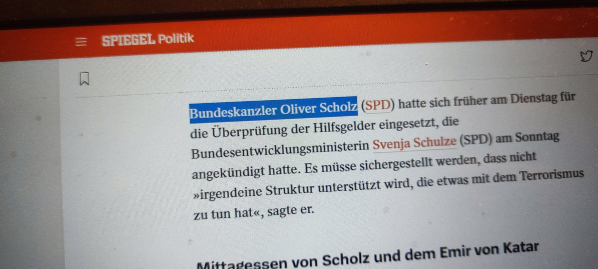 Endlich äußert sich auch Bundeskanzler Oliver Scholz. @derspiegel