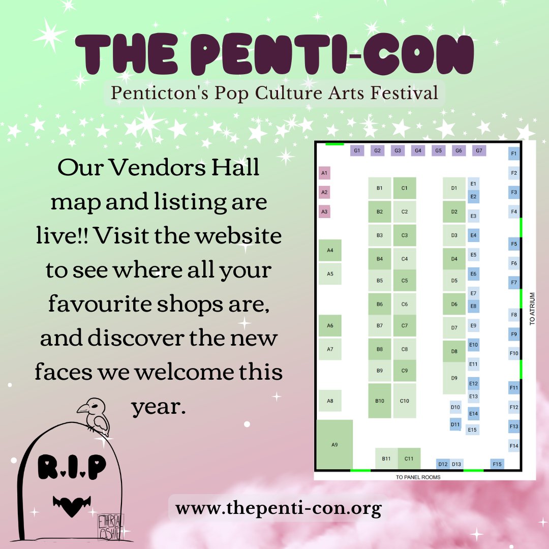 ThePentiCon's tweet photo. Check out all our amazing vendors over on our website now!
#conventionannouncement #announcement #vendors #vendorshall #artistsalley #exhibitors
#penticon #thepenticon #thepenticon2023 #penticon2023
#conventioncontent https://t.co/iiHn9vQCUv