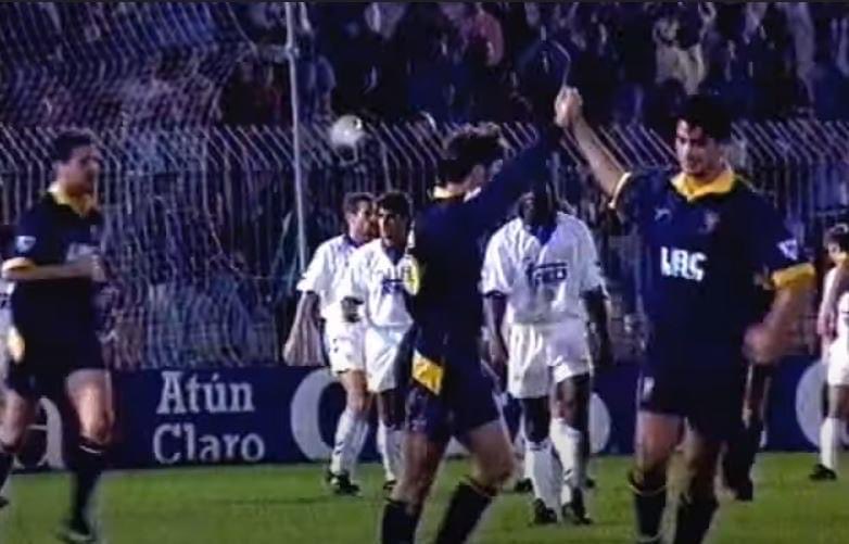 KentWomble's tweet photo. 30 years ago tonight Wimbledon gave mighty Real Madrid a ‘Real’ scare before losing 3-2 during a triangular tournament in Santander. Dean Holdsworth and Alan Kimble were on target for the Dons in a shortened 45 minute match. https://t.co/U6XG3CXSeL https://t.co/ECFq3Zpzxn
