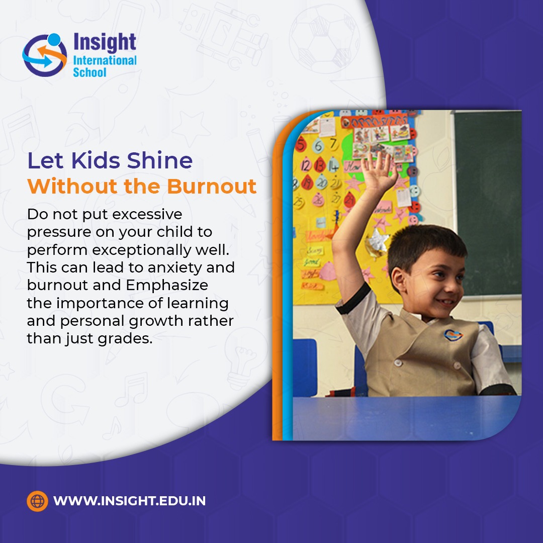 🚫 Pressure-Free Parenting: Cultivating Resilience and Growth 🌱

Step 11: Let's Keep It Stress-Free! 🌟

#nopressureparenting #growthovergrades #insightinternationalschool #Hyderabad #Shaikpet #Mehdipatnam #india #students