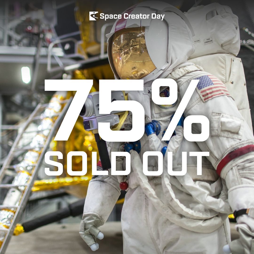 Only 10 days to go until #SpaceCreatorDay 2023 and tickets are going fast! If you haven't already, grab you tickets now for the #TeamSpace event of the year 🚀 

spacecreatorday.com/tickets