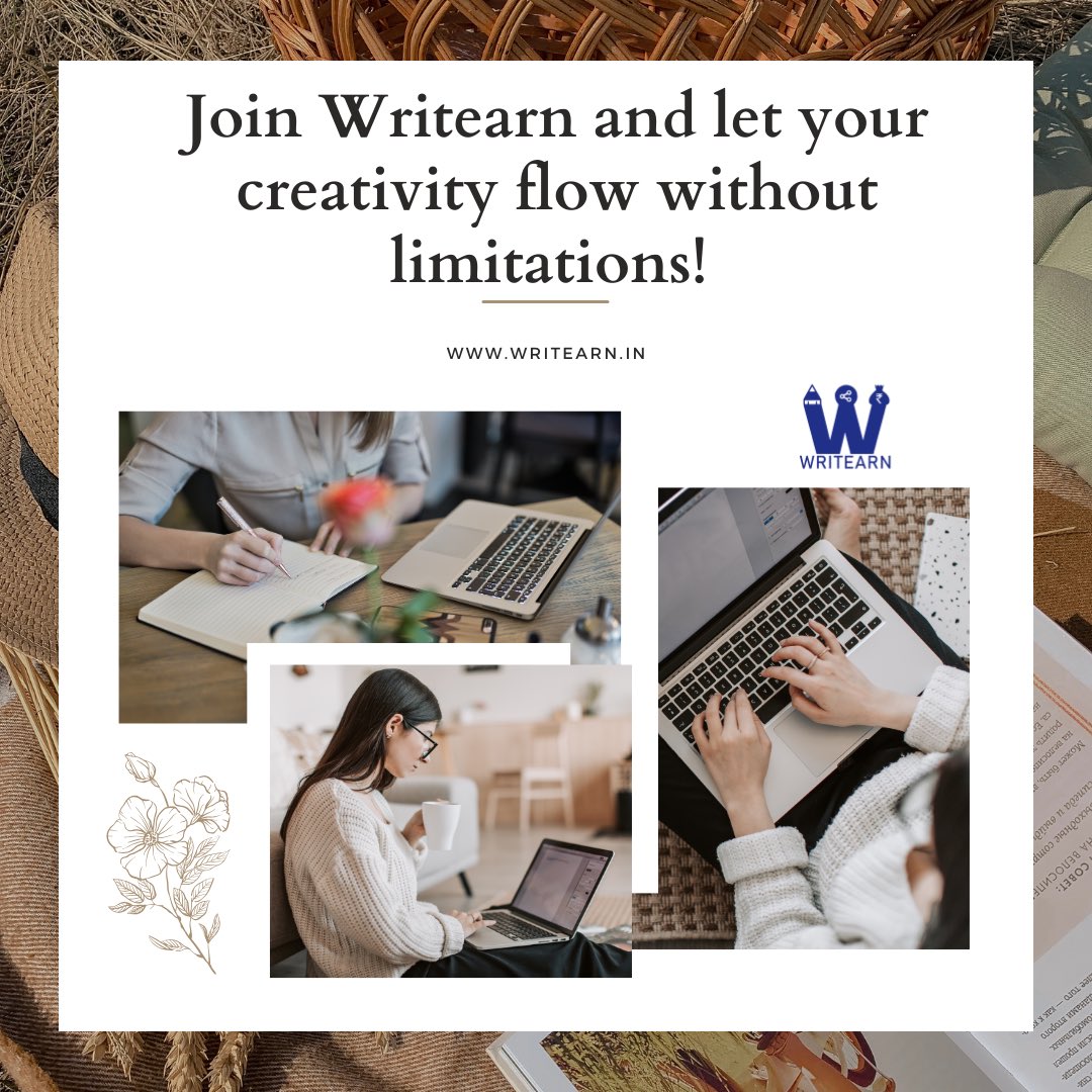 Join writearn and let your creativity flow without any limitation. writearn.in/?is_signup=true . . . #writearn #writeandearn #writers #writersofindia #indianwriters #hindiquotes #hindiwriter #bloggin #indianbloggers #instablogger #earnmoneyfromhome #onlinemoneymaking