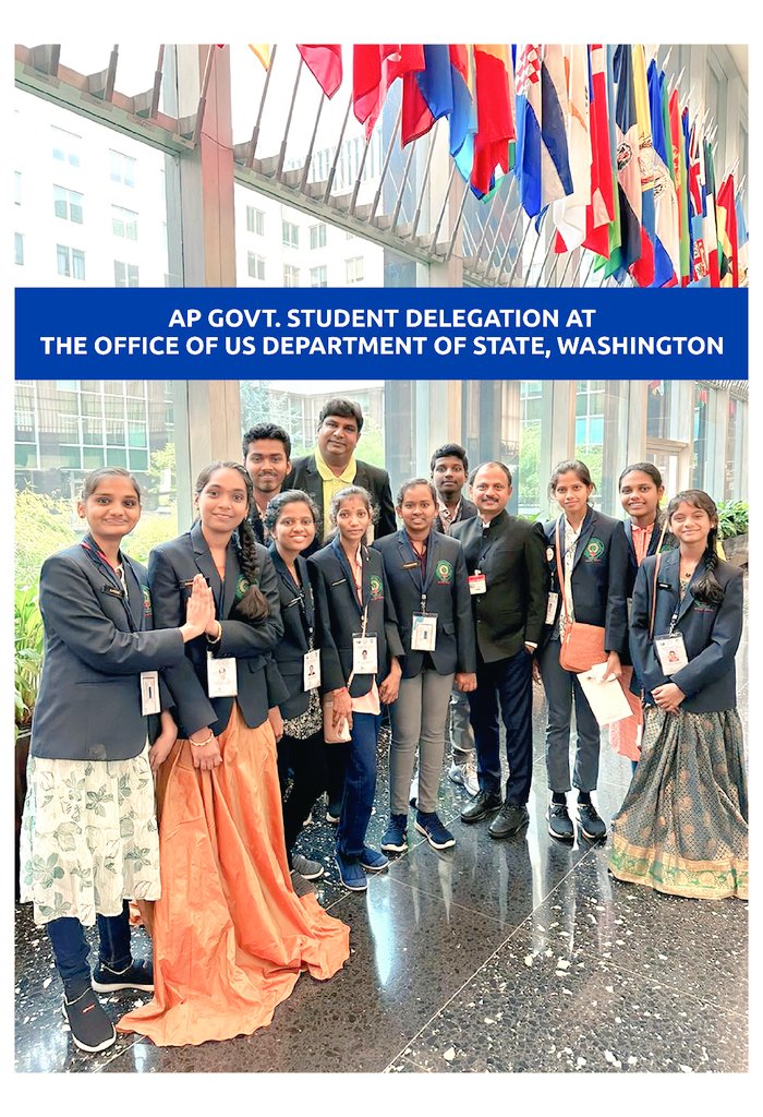 pcysngo25's tweet photo. Andhra Pradesh Government school students have spoken excellently at the meeting with US Department of State,Washington and they explained about the Amma Vodi,Jagan anna goru mudda,Nadu Nedu ,Digital Education,BYJUs Tabs,Jagan anna Vidya Kanuka &amp; Jagananna Videshi Vidya Kanuka https://t.co/ei3eYrr1Cx