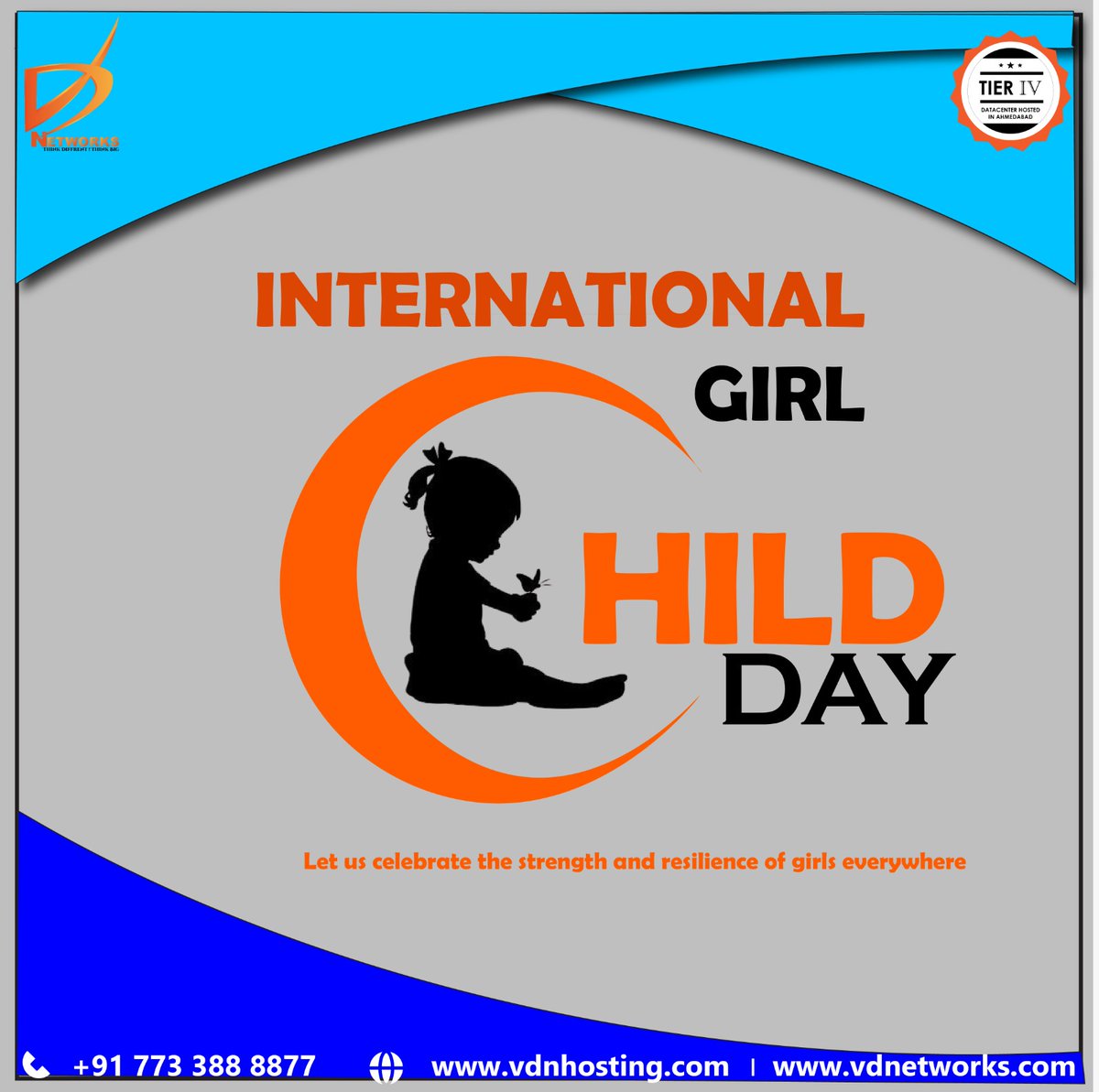 Let us celebrate the strength and resilience of girls everywhere
. . .
Contact Us :7733888877
. . .
Visit : vdnhosting.com
    vdnetworks.com
. . .
Mail Us : info@vdnetworks.com

#girlchild #womenempowerment#girlchildeducatio#girl#india#girlpower#women#ngo#girls