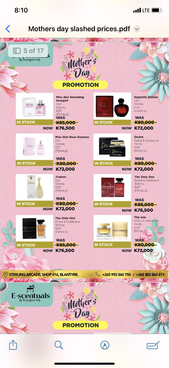 Check out a thread of these 10% off  original perfume testers lined up for our precious mummys 🥺👏
Promotions runs till the 15th of October midnight 🫶🏾❤️