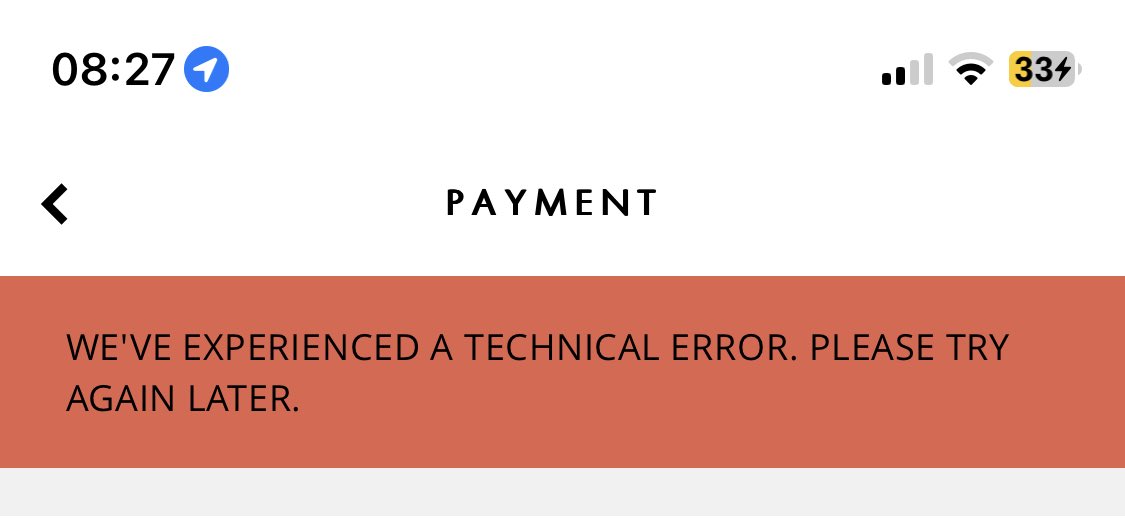 CandiceJooste's tweet photo. ⁦@WOOLWORTHS_SA⁩ is this a universal problem with your app this morning, or just me? https://t.co/TVbCXWqKm3