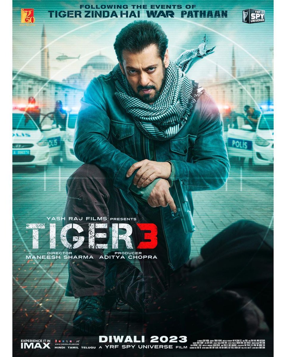 The moment we've eagerly awaited for years is finally here: the @beingsalmankhan is back with the #tiger , and it's set to be the grandest spy universe yet. Get ready for an incredible ride! 🔥