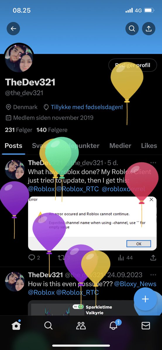 It’s my birthday 🥳 24 years old today!