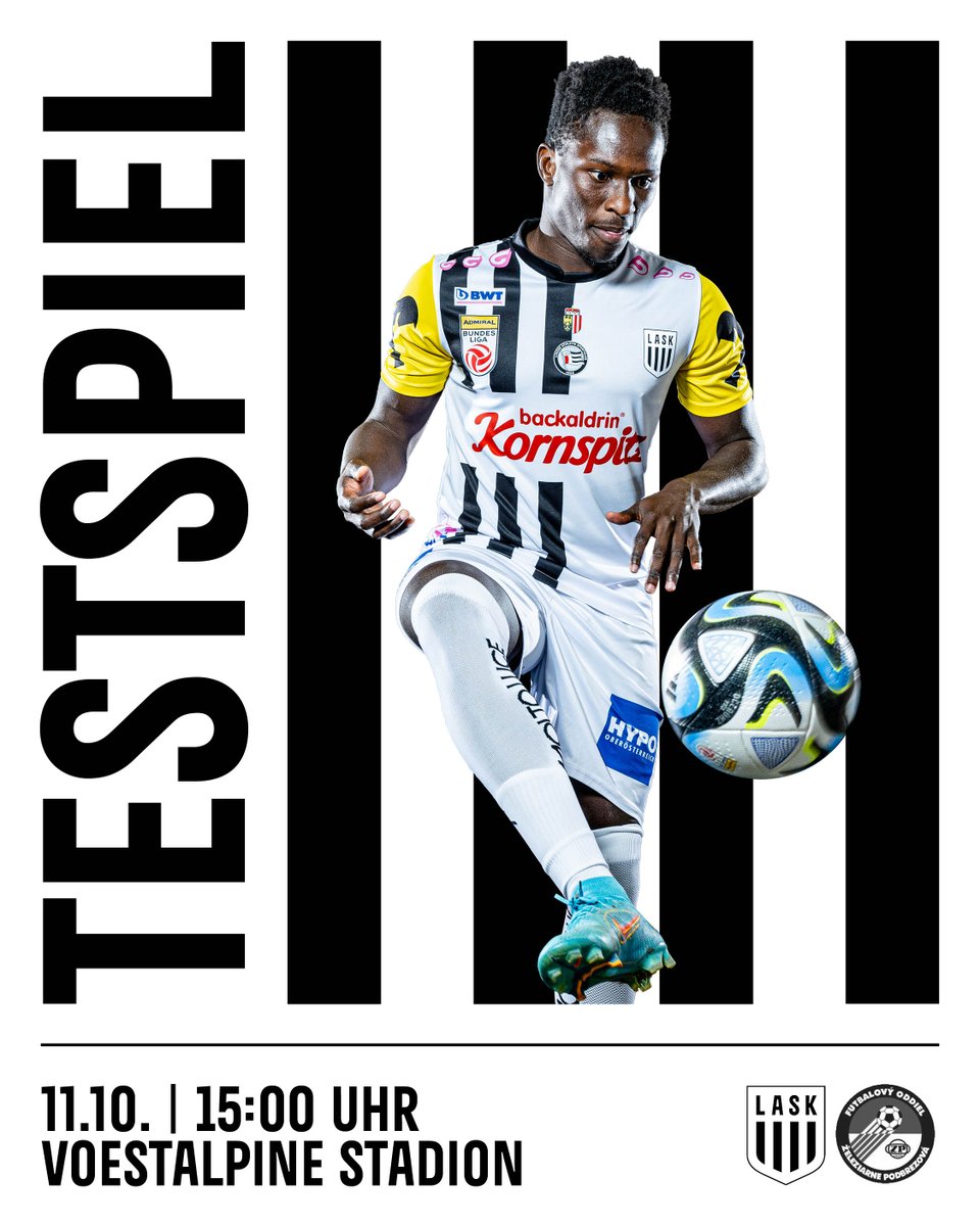 LASK_Official's tweet photo. ⚽ Vor der Pause wird nochmal getestet
🆚 FK Železiarne Podbrezová
ℹ️ https://t.co/wRHFFy5RAJ
📺 Wir streamen das Spiel auf unserer Website #ASKFKZP #Testspiel https://t.co/454RTObLfg