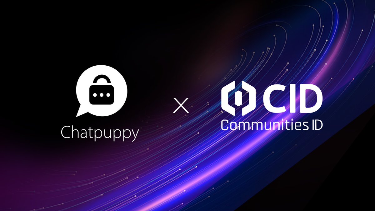 🍀Partnership Annoncement

🔮 We are thrilled to announce our partnership with <a href="/CommunitiesID/">Communities ID💙Fanship is Live💙</a> 

#CommunitiesID is The first DaaS (DID as a Service) protocol for crypto communities 🌞

🐶 #Chatpuppy is A super secured NFT-based wallet-to-wallet instant messanger dApp for WEB3