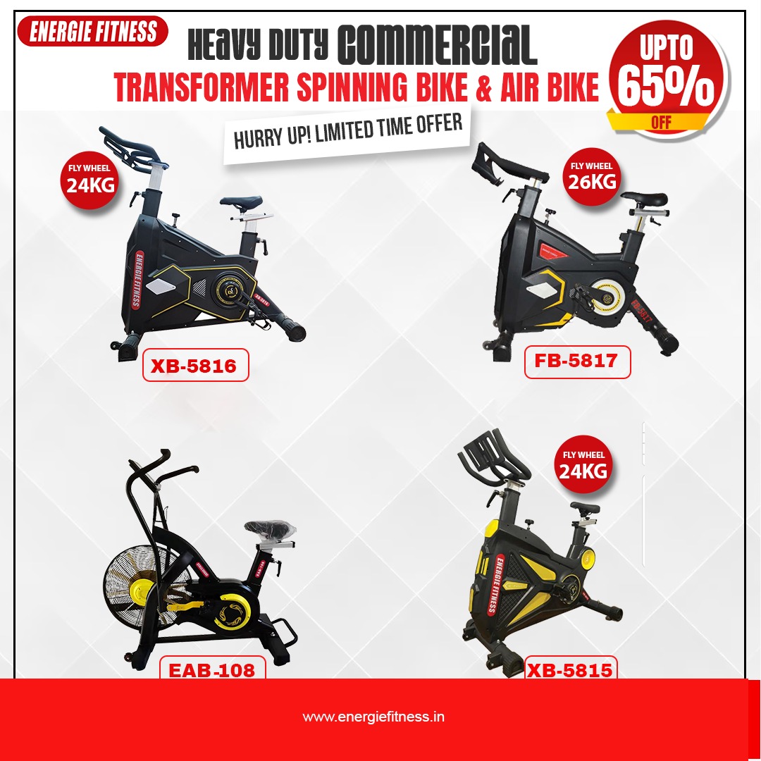 EnergieFitnes's tweet photo. We've got some exciting news! Our Spinning Bikes and Air Bike are now available at up to 65% off! 

🔥 Hot Offer Alert! 🔥
.
.
.
.
Give us a call at 9266629018 or 9266629041

Business Distribution Centers in Mumbai, Jaipur, Delhi

 #SpinningBike #AirBike #Sale #HomeGym https://t.co/dF81rRJY1q
