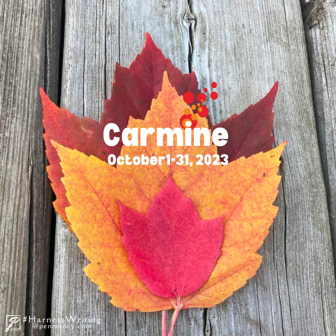 penmancy's tweet image. #CONTESTALERT

#HarnessWriting- October 2023
~Participate NOW!~

~ 2500 to 4500-word #fictionwriting
~ #Carmine
~ Deadline: Oct31

What are you waiting for now, #writingcommunity? #WriteOn

#writingprompt: penmancy.com/carmine/

#flashfiction #amwriting #writerscommunity