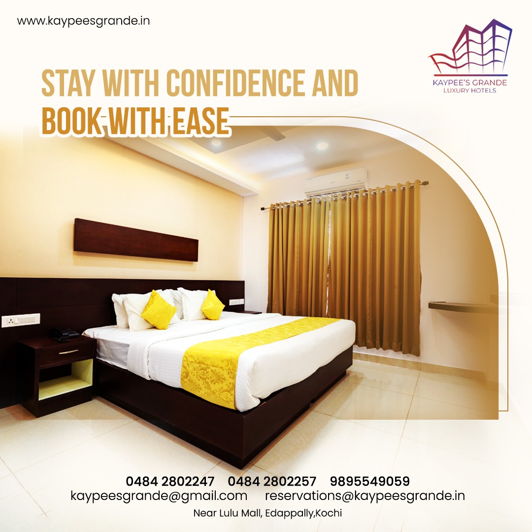 KaypeesG's tweet photo. At Kaypee's Grand, we redefine the essence of hospitality, offering a stay experience that exudes confidence in every detail.
Website: https://t.co/UZd2UUqU6A
For Reservations: 0484 2802247

#kaypeesgrandehotel #kaypeesgrande #functions #celebrations #services #restaurantdesign https://t.co/aUGHrwLTFY