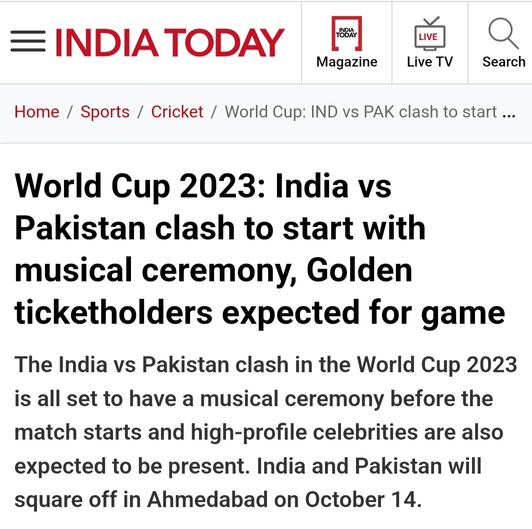 There was no opening ceremony for the Eng vs NZ match, par naach gaana for Ind Pak match. BCCI is a joke.