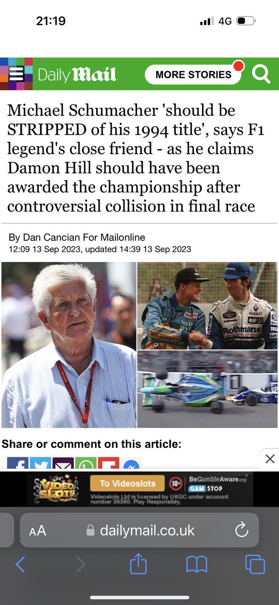 Damon Hill tweet media