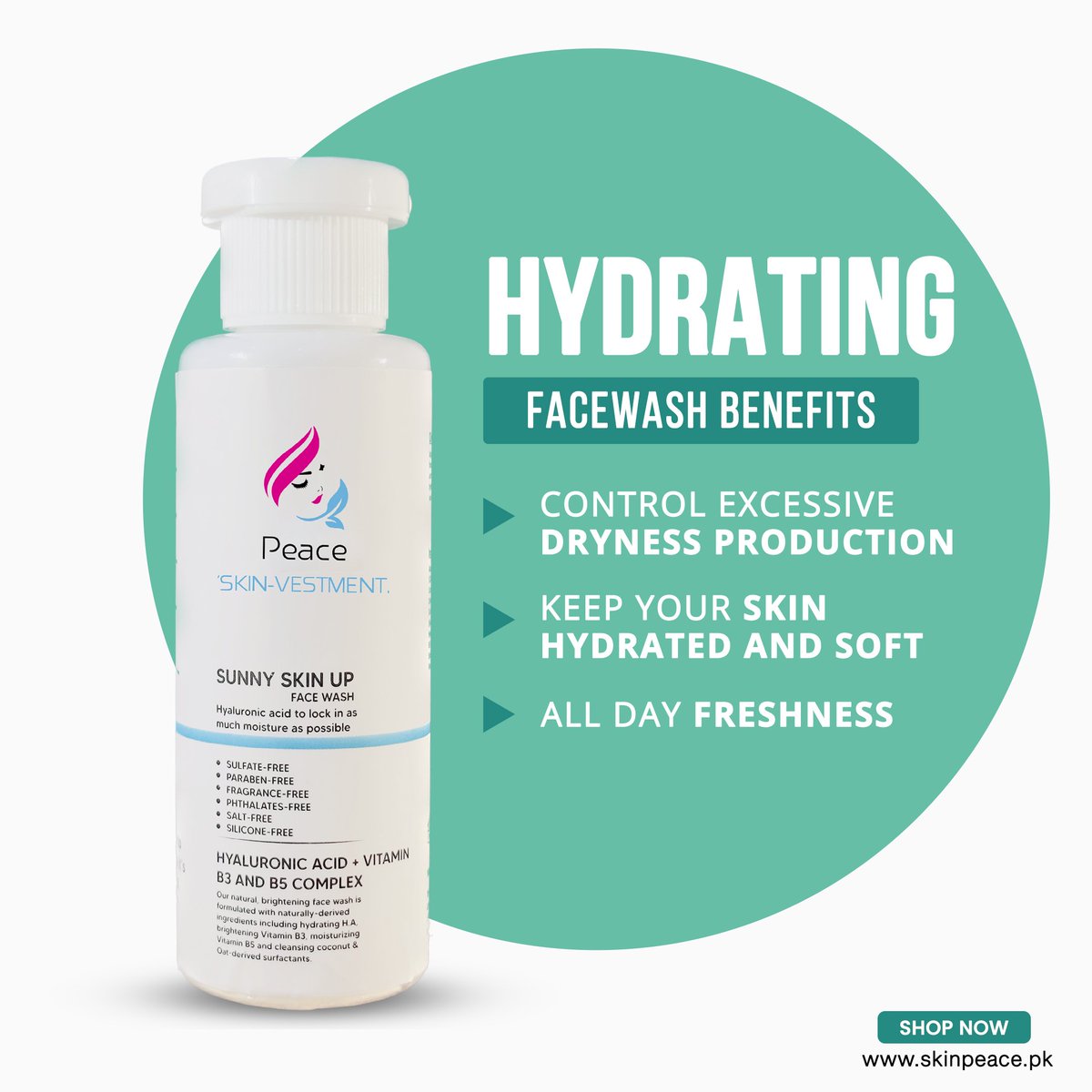 peace_skin's tweet photo. Radiate Confidence with Glowing Skin!
Radiate confidence with glowing skin using our special face wash β the key to your skin's natural radiance.
Embrace your beauty today!
Shop Now: https://t.co/G1m3Oa5IgV
#ConfidentGlow #NaturalBeauty #HealthyComplexion https://t.co/k9YBB52v7R
