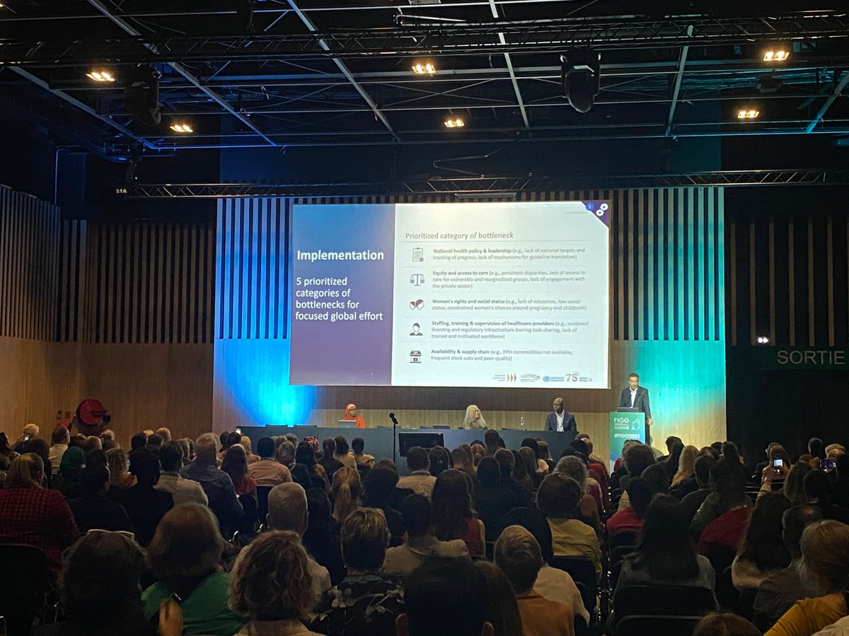 The launch of the #PPH roadmap is happening now. If you missed it, come by our booth (D-10) tomorrow at 14:00 CET to learn more from our experts. #FIGO2023