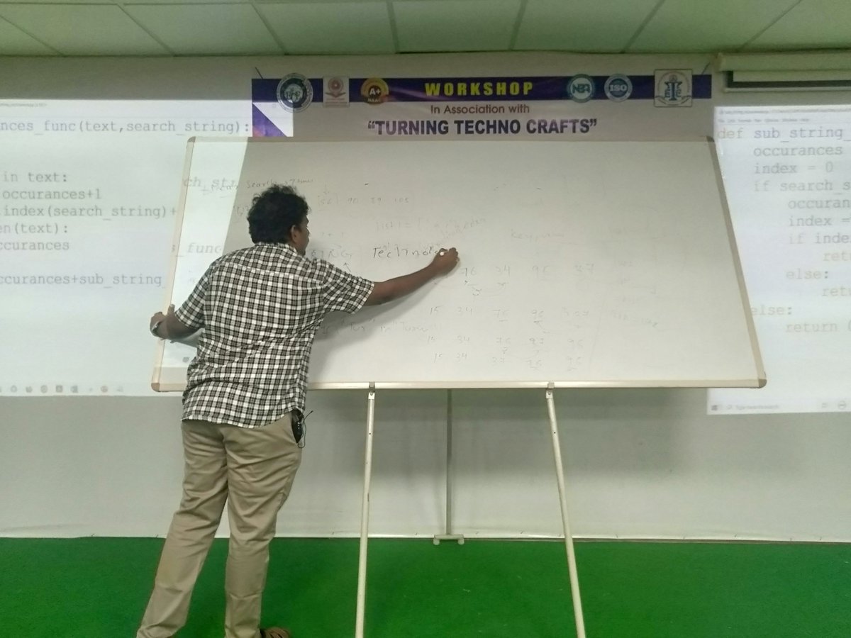 tecnrt's tweet image. Day-3 #A_Three_Day_Workshop on #Python_Programming in Association with #Turning_Techno_Crafts Organized by Department of ECE During:09th to 11th October, 2023
