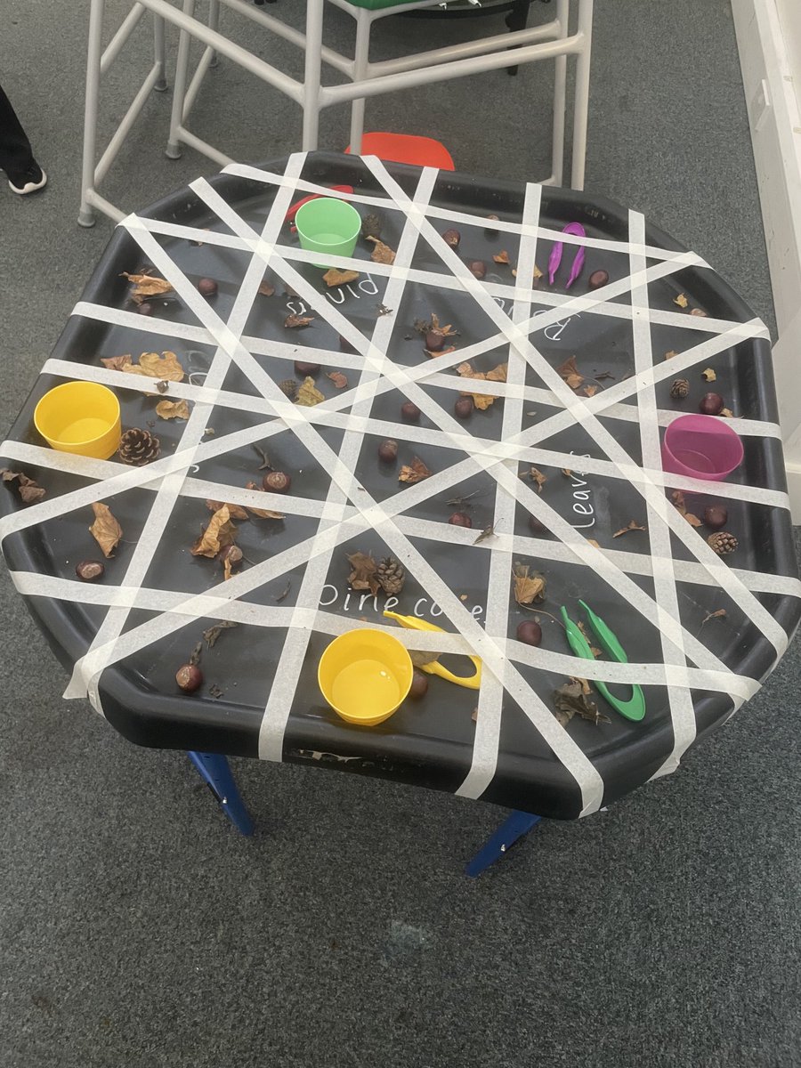 Dinosaurs, rainbows, shopping and autumn - we are quite the busy bees in Nurture this week #SEND #inclusion #funlearning