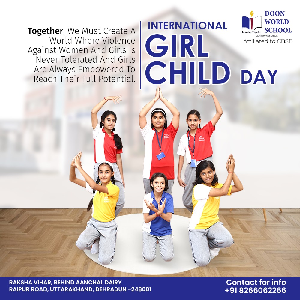 doonworldschool's tweet photo. Empower, Educate, Elevate: Let's celebrate the strength and potential of every girl on International Girl Child Day! 💪🌟
.
.
.
#GirlChildDay #EmpowerGirls #GirlChildDay #UnleashHerPower #postoftheday #education #InternationalGirlChildDay #trending #post #doonworldschool https://t.co/58Mys8iOz6