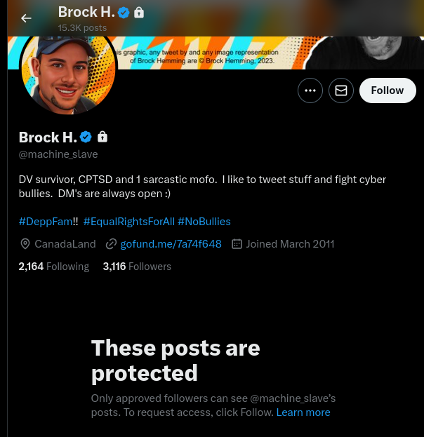 BlisteringOG's tweet photo. 😩😥 Where ya go brocko? #BrockFam #ScamFam?
You won't be able to scam any new genuine #DeppFam JD supporters on protected! status! 🫢😱 https://t.co/vJi8pdWHbQ