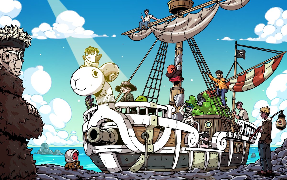 GM everyone.
Leaders, creators and founders will lead the future of this space.
Thank you <a href="/shivst3r/">Shiv</a> for commissioning this artwork.
Made by @9FStudioCompany 
Please connect with me if you want to create your own artwork.