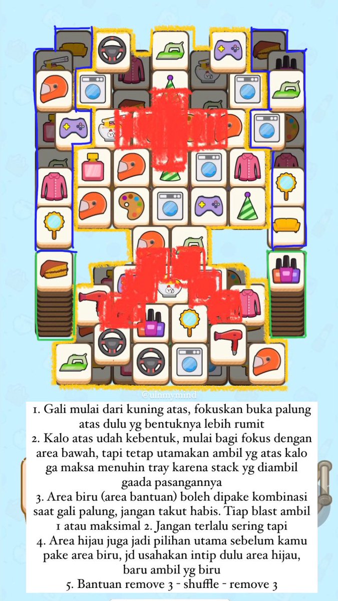ulnmymind's tweet photo. Cocoki 11 Oktober 2023
Hari ini lebih mudah dr kemarin (OHHH JELAS)
Intinya ya gali yg palung lebih ribet dulu, ambil area bantuan jgn takut habis tp jgn keseringan juga wkwk
Here’s the tips n video 4 today’s cocoki
#TIPSCOCOKI
SEMANGKAAA
Detailnya di tweet bawah yak! https://t.co/TFtlFV5xnA