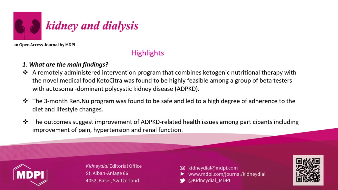 Kidneydial_MDPI's tweet photo. #HighlyCitedPaper @Kidneydial_MDPI
#DietaryInterventions  #lifestyle #ADPKD  
#KetogenicMetabolicTherapy #remote
🔔Free to read the full paper:https://t.co/cCnkWBBsUZ
@weimbslab @kni_pro https://t.co/RSRR7ENiv3