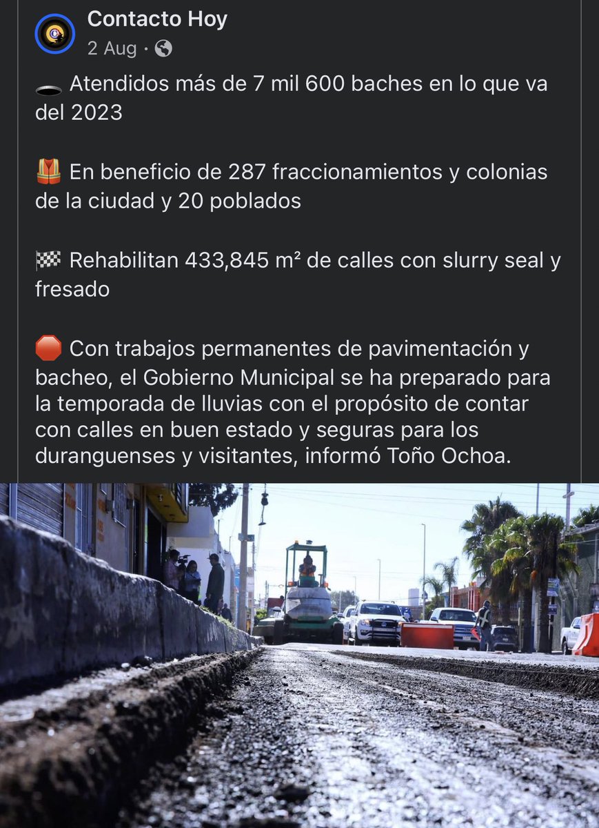 AbrahamCeliz's tweet photo. Este gobierno municipal, está de dar pena ajena, se la pasaron alzando el cuello con su “pavimentación y bacheo” previo al informe de gobierno, siendo  estos “logros” de los que más presumieron, y la triste realidad es que ha sido el peor año en mucho tiempo en este ámbito. https://t.co/cCuziJHtci