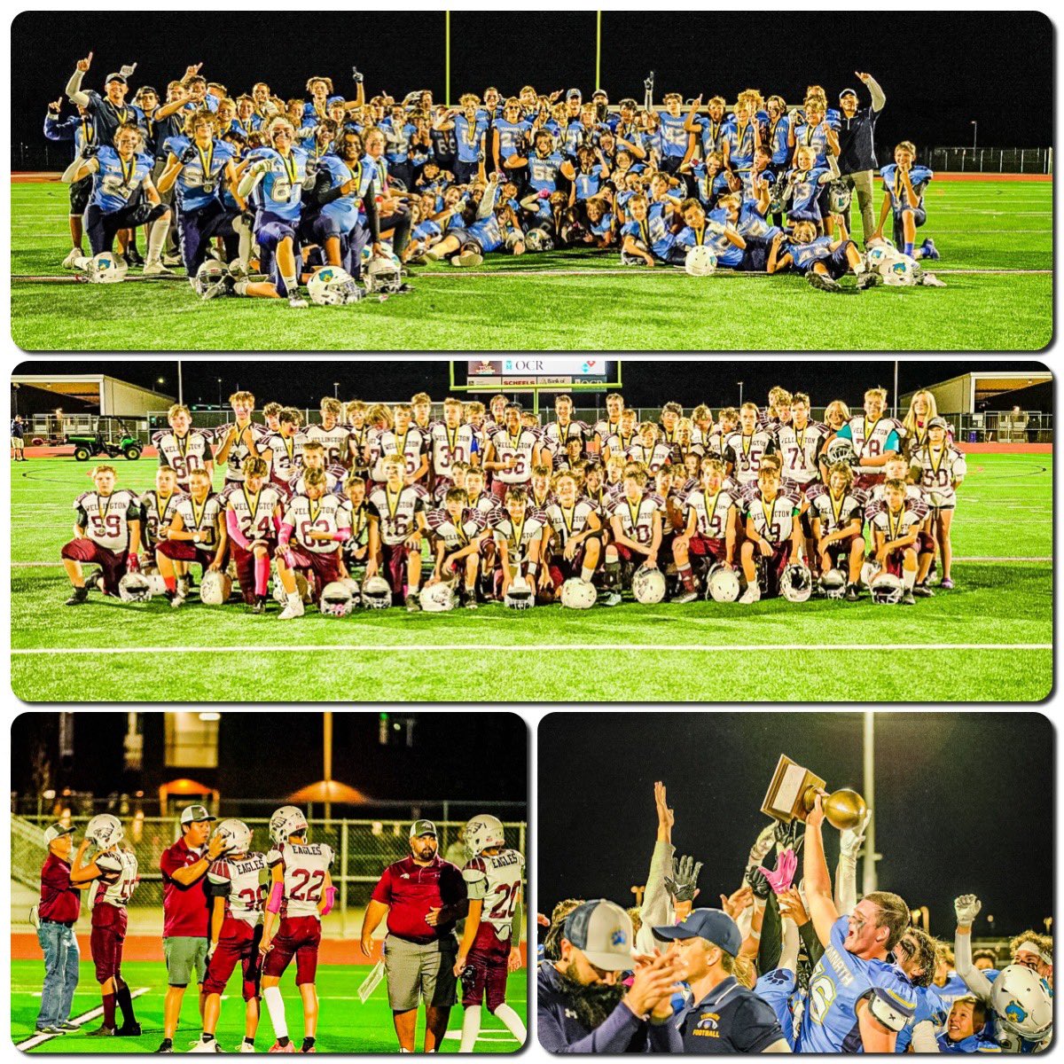 PSD_ATHLETICS's tweet photo. Congrats to all teams today playing in the Psd District Championships—! The Timnath Cubs took home a title as they played Wellington today at PSD Stadium— Here are some moments— Stick around tomorrow as PSD Athletics highlights our Middle School Volleyball Championships! https://t.co/H4Yx0H87CB