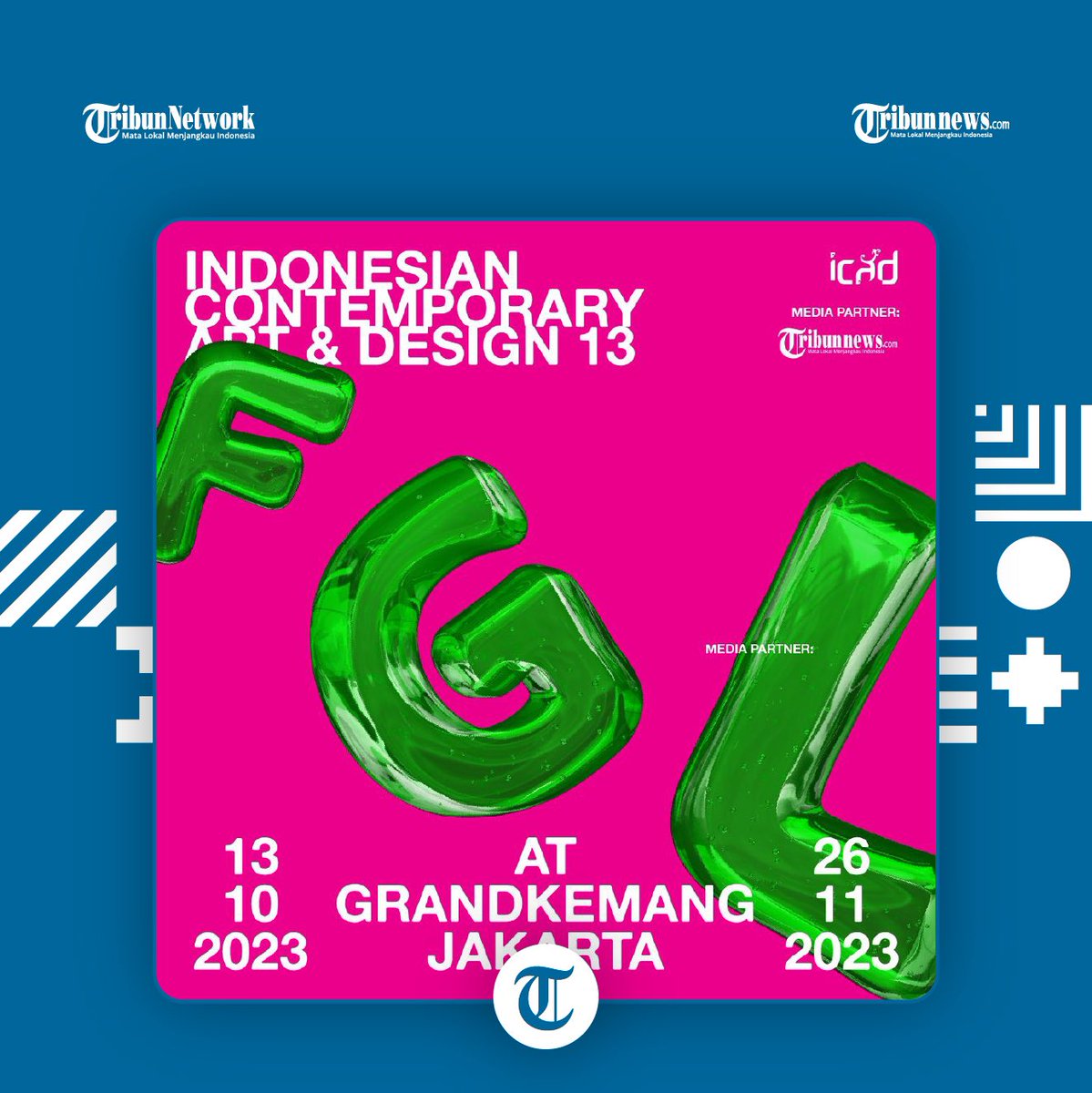 Indonesian Contemporary Art &amp; Design @icadartura kembali hadir untuk ke-13 kalinya dengan tema Feel-Good Lab atau “FGL”.

ICAD 13 FEEL-GOOD LAB 13 Oktober - 26 November 2023 di Grand kemang Jakarta.

Cek arturaicad.com untuk informasi lebih lanjut.

#ICAD13 #ICAD2023