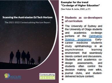 Learn how the <a href="/Sydney_Uni/">University of Sydney</a>  and Uni <a href="/otago/">University of Otago</a> use #co-design in a jointly delivered #Ophthalmic Science programme. They were profiled as an exemplar in the <a href="/ASCILITE/">ASCILITE</a> 2021-22 Contextualising Horizon Report.  

Read about this case here:
ob3.io/codesigningwit…

#edtech  #HigherEd