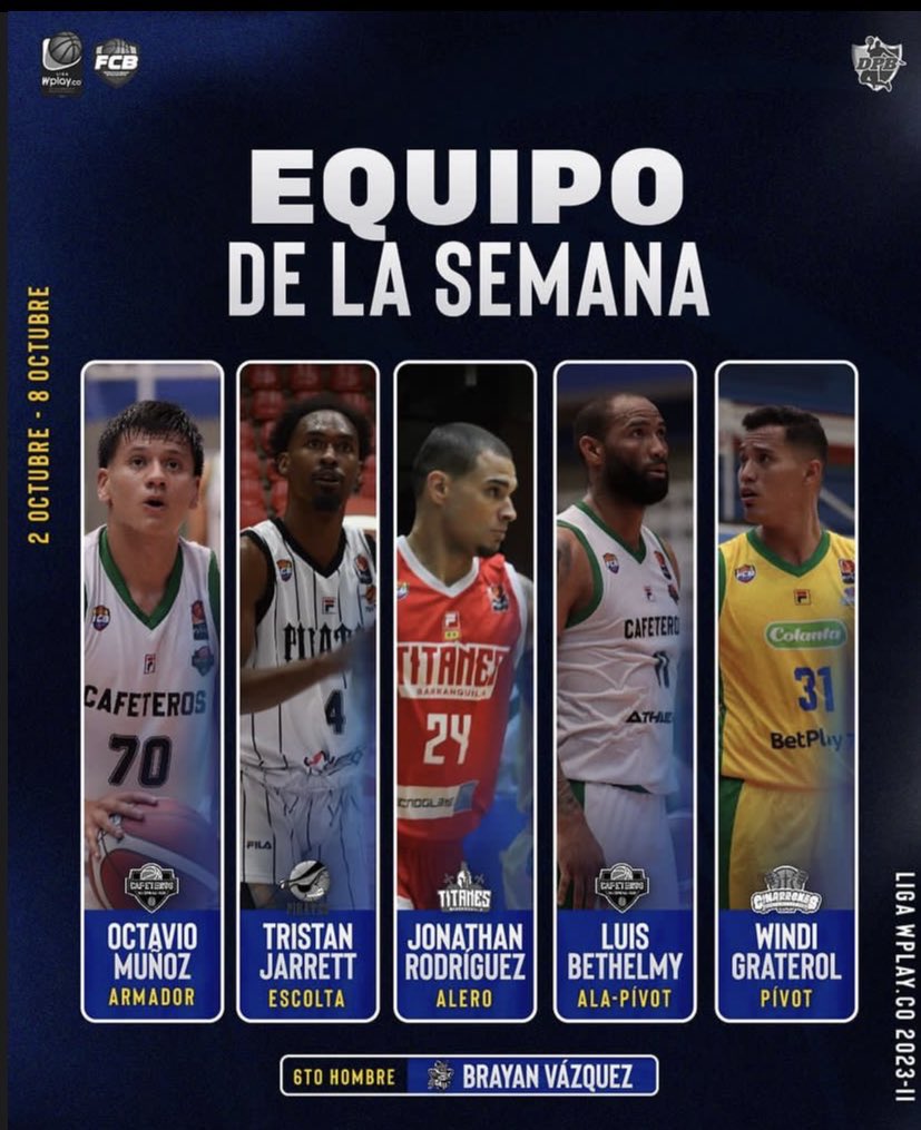 basketvinotinto's tweet image. 🇻🇪Windi Graterol y Luis Bethelmy forman parte del equipo de la semana en la #DPB 

#LigaWPlayDeBaloncesto || #Venex ||#Colombia