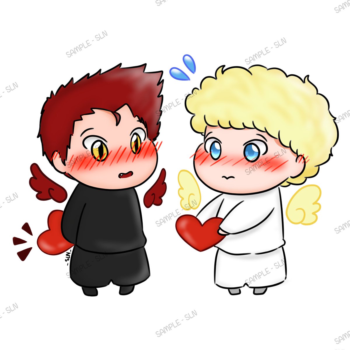 SLN_art4's tweet photo. ✨💓

#goodomens #GoodOmensFanArt https://t.co/5w41X9rnYo