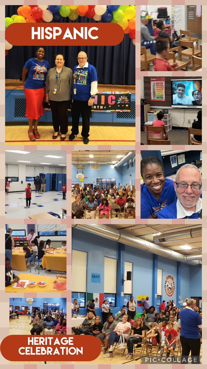 Our Hispanic Heritage Celebration was successful due to our interpreters, students, staff, and parents! Thank you Superintendent Dr. Navarro, Executive Director Ms. Coffen, &amp; Specialist Ms. Paul for joining us to experience the art, food, music, games, and our walking museum.
