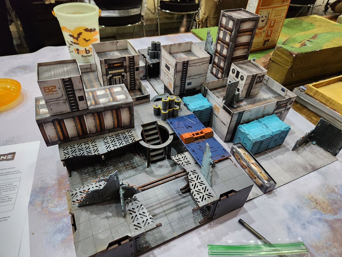 DeadzonePodcast's tweet photo. #Deadzone boards setup for the #MichiganGT #ManticGames https://t.co/TQDUW7OCZo