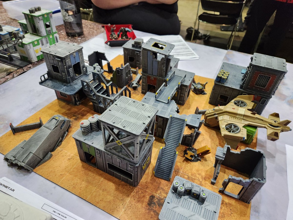 DeadzonePodcast's tweet photo. #Deadzone boards setup for the #MichiganGT #ManticGames https://t.co/TQDUW7OCZo
