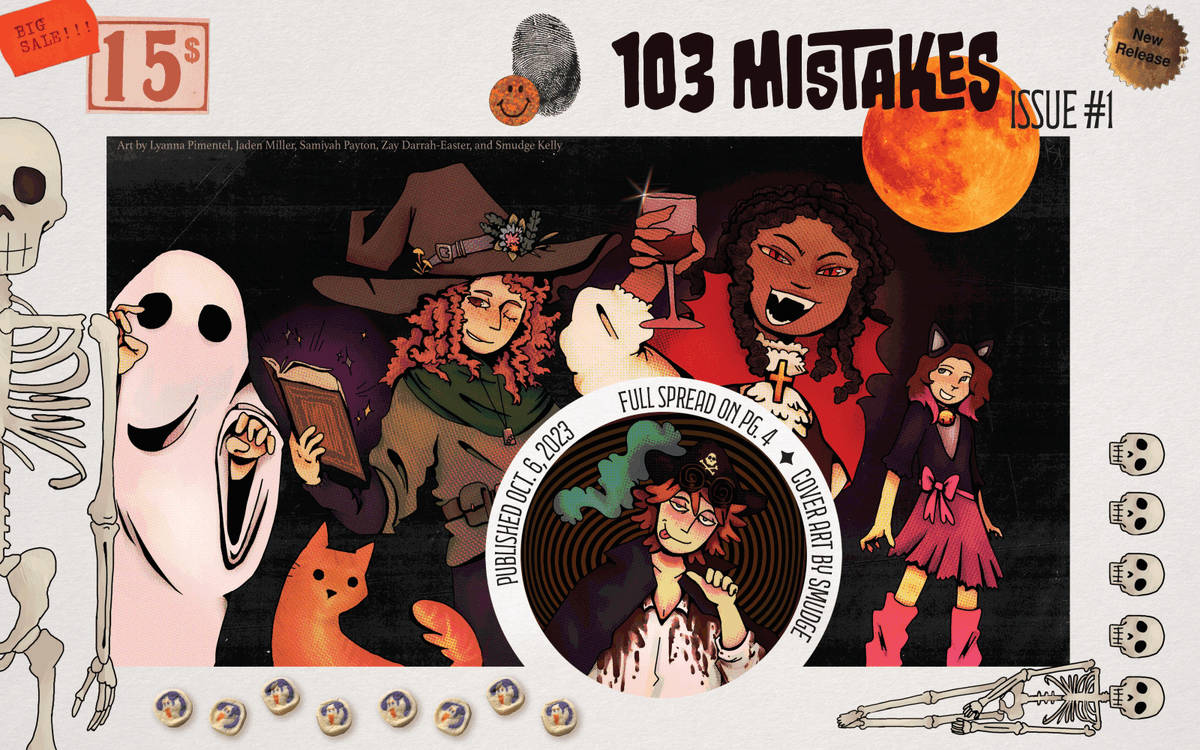 happy #PortfolioDay ! im a freelance digital illustrator and graphic design student who likes to draw silly little guys doing silly little things smudginton.com/commissions