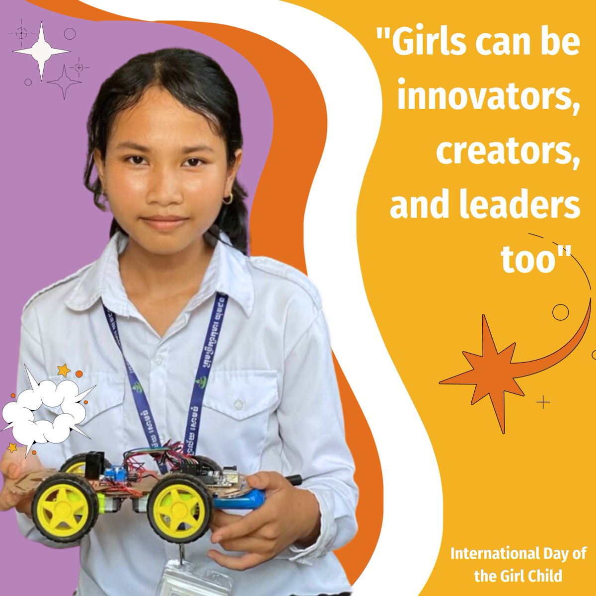 🌟 Honoring International Day of the Girl Child! 🌟

Today, we spotlight Bopha, a remarkable advocate and example of girls in STEM leadership, as we celebrate the theme, "Invest in Girls' Rights: Our Leadership, Our Well-being."

Read more here: care-cambodia.org/day-of-the-gir…